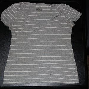 Grey & White Stripe Shirt